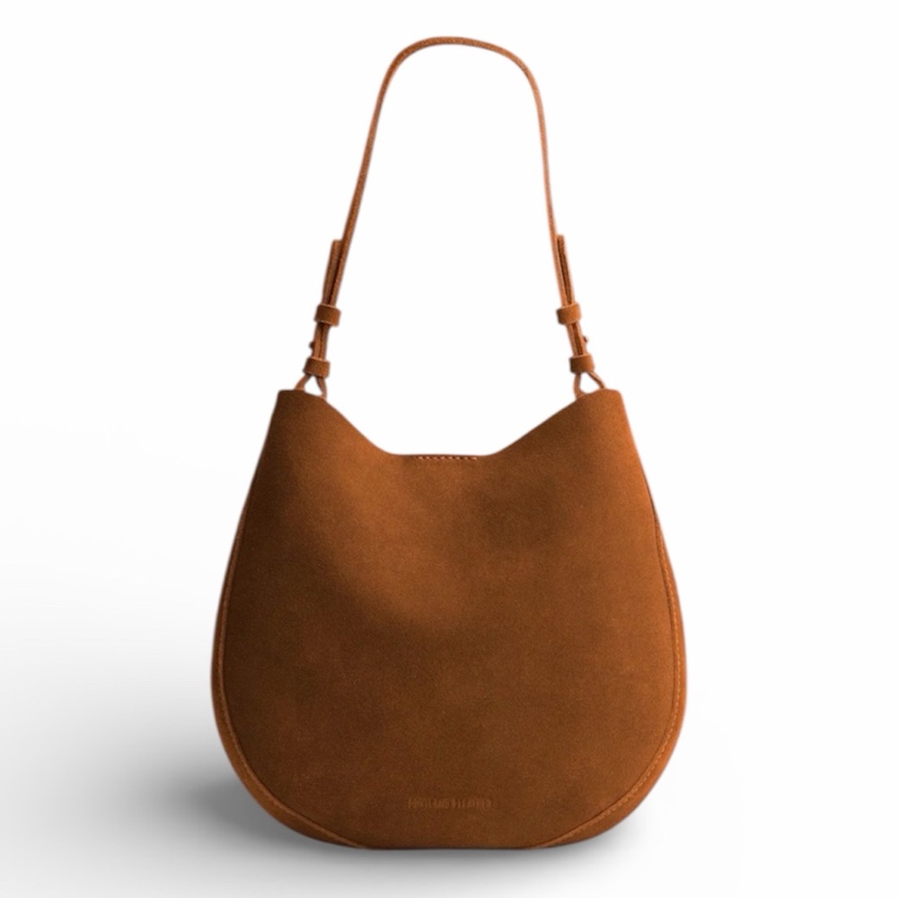 PORTLAND LEATHER Olivia Shoulder Bag Jackson Suede